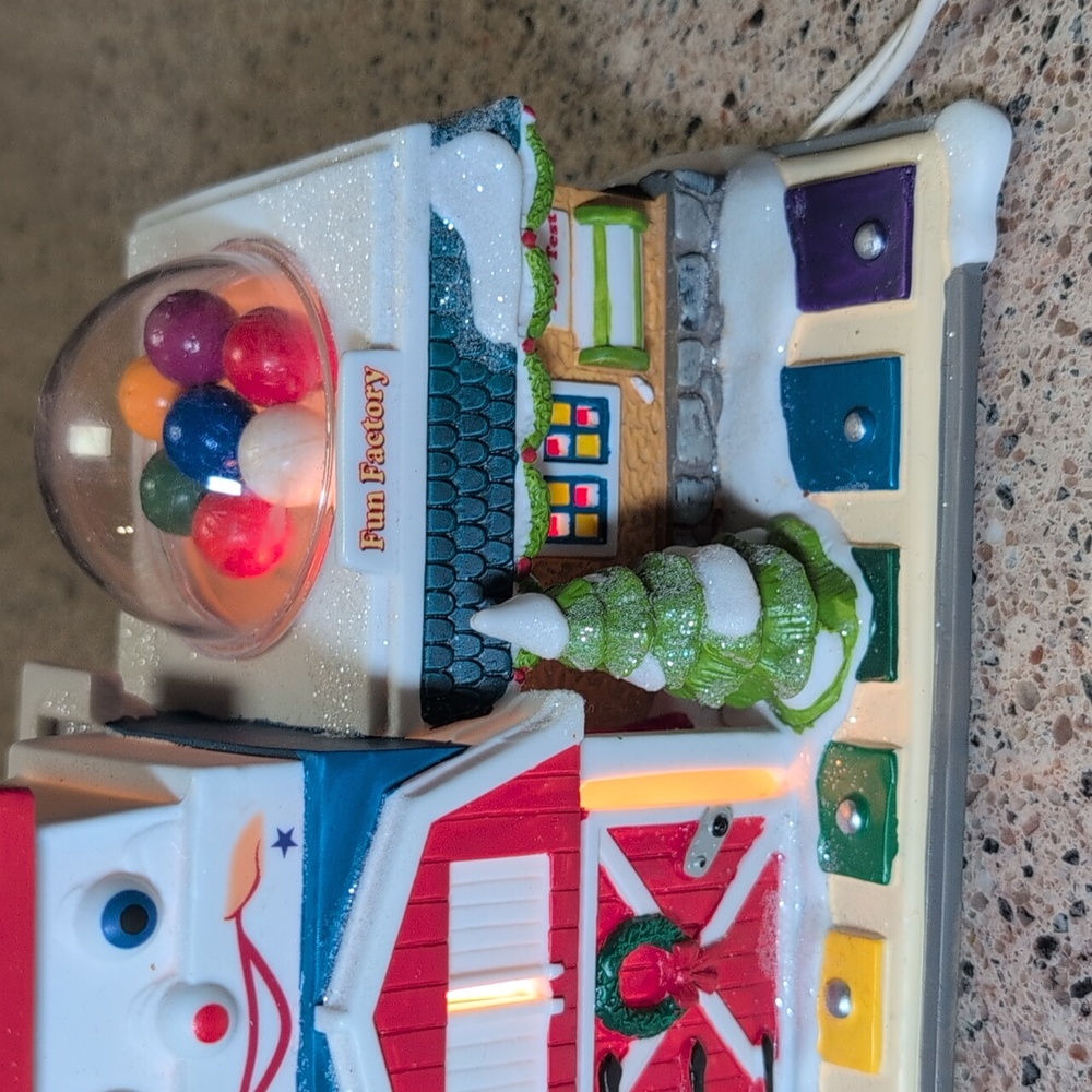 DEPARTMENT56/Fisher Price Fun Factory with Box (Retired in 2016) - Picture 6 of 15